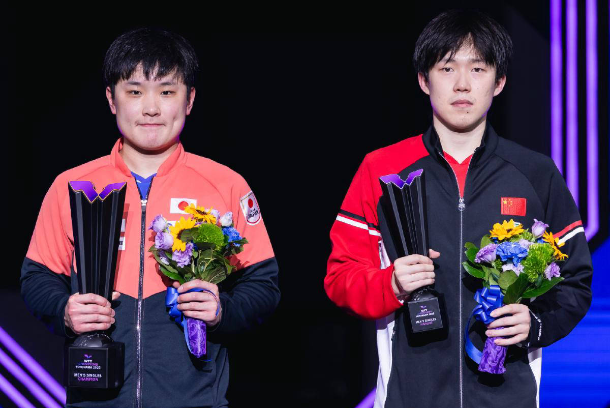 日本队横扫中国队，张本智和带队取胜